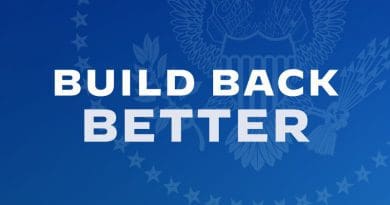 Build Back Better. Credit: White House