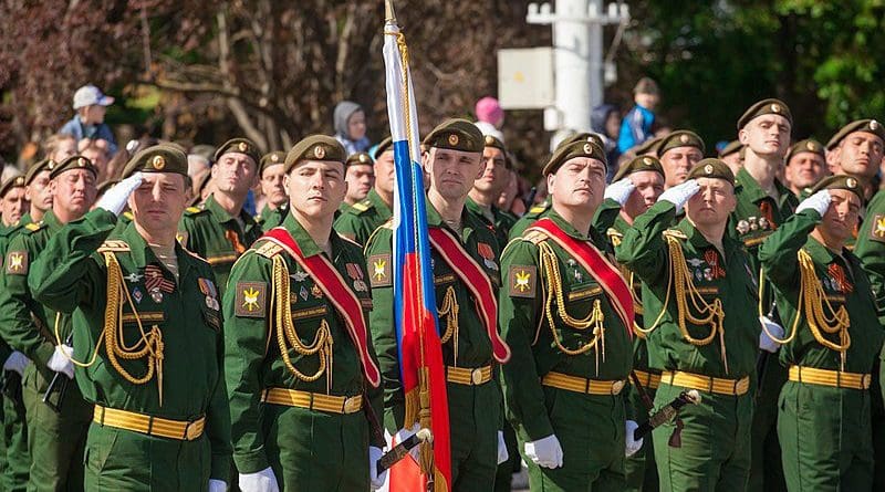 ceremonial events devoted to the 72nd anniversary of the Great Victory in Tiraspol, Transnistria. Photo Credit: Пресс-служба Президента ПМР