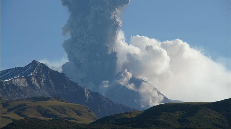 Shiveluch volcano has had more than 40 violent eruptions over the last 10,000 years. The last gigantic blast occurred in 1964, creating a new crater and covering an area of nearly 100 square kilometers with pyroclastic flows. But Shiveluch is actually currently erupting, as it has been for over 20 years. CREDIT Michael Krawczynski, Washington University in St. Louis