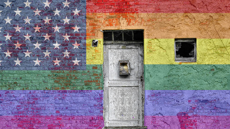 flag united states Gay Pride Flag Wall Graffiti Rainbow