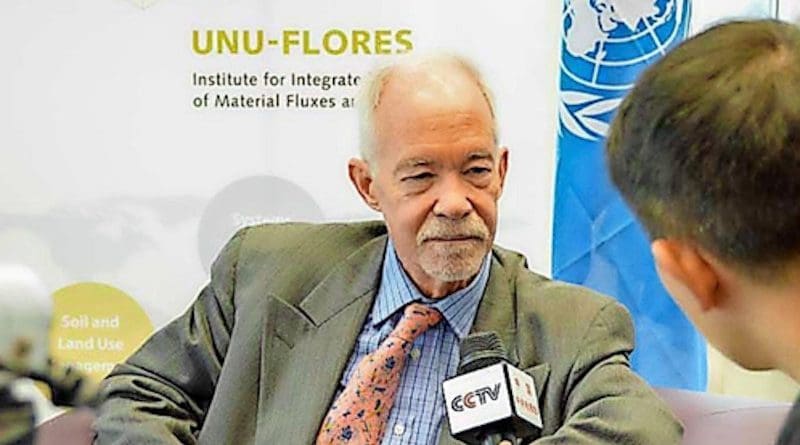 United Nations University Rector and Undersecretary General of the UN, Dr. David M. Malone