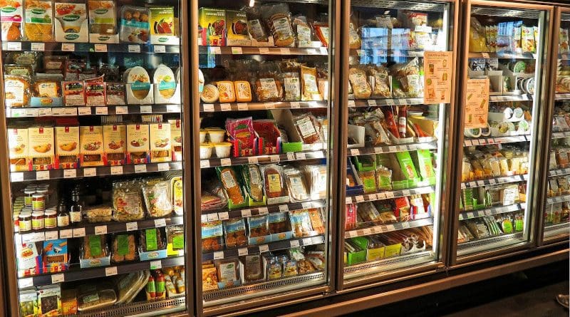Food in supermarket refrigerators. Photo Credit: Kevin Phillips/Pixabay