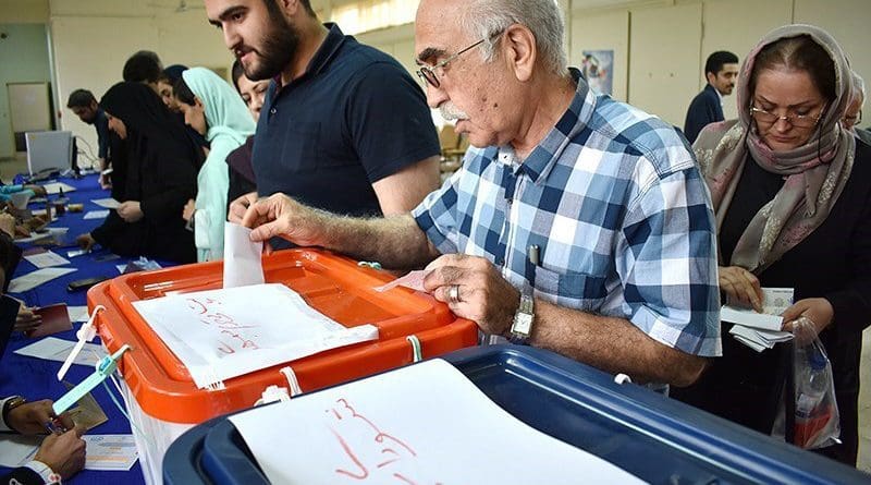 File photo of Iranians voting. Photo Credit: Tasnim News Agency