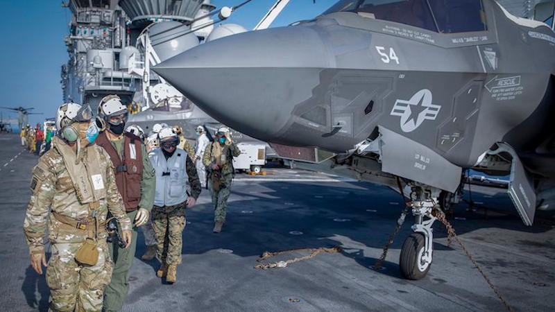 AFRICOM commander, U.S. Army Gen. Stephen Townsend, conducts engagements in Somalia and a visit to the amphibious assault ship USS Makin Island, operating off the coast of Somalia, January 16-18, 2021