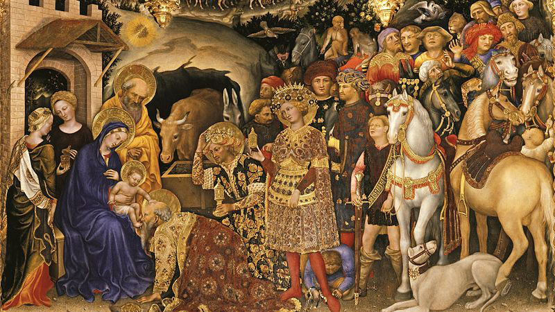 Adoration of the Magi by Gentile da Fabriano, 1423