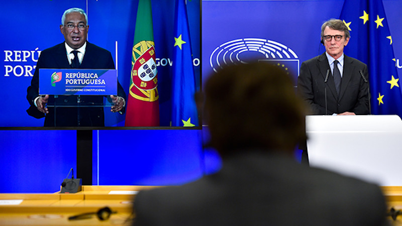 Press conference on the priorities of the Portuguese Presidency of the Council © European Union 2020 - Source : EP