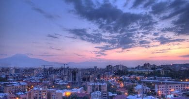 Yerevan Armenia City Town Buildings Architecture