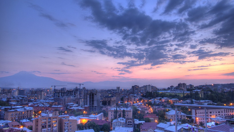 Yerevan Armenia City Town Buildings Architecture