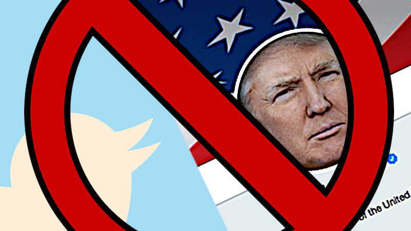 twitter bans trump