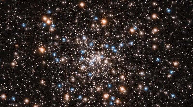 The amount of mass a black hole can pack away varies widely from less than twice the mass of our Sun to over a billion times our Sun's mass. Midway between are intermediate-mass black holes weighing roughly hundreds to tens of thousands of solar masses. So, black holes come small, medium, and large. CREDIT NASA, ESA, T. Brown, S. Casertano, and J. Anderson (STScI)