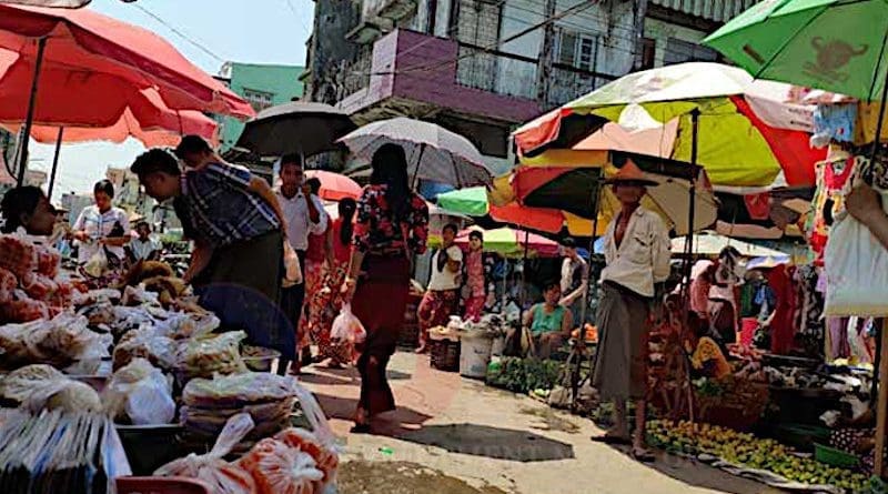 File photo of market in Arakan State, Myanmar. Photo Credit: DMG