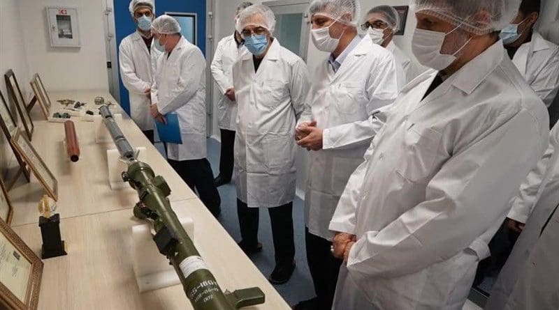 Iran inaugurates factory to manufacture shoulder-fired missiles. Photo Credit: Tasnim News Agency
