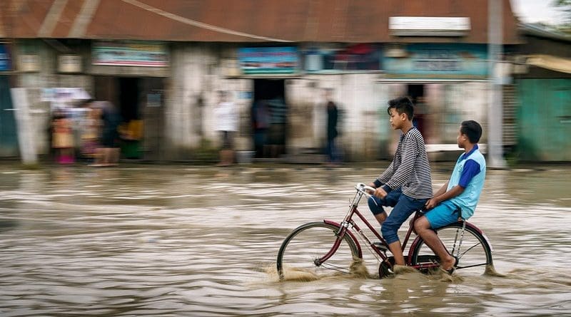 Poverty Flood Kids Cycle Street Bike Kid Child Bicycle