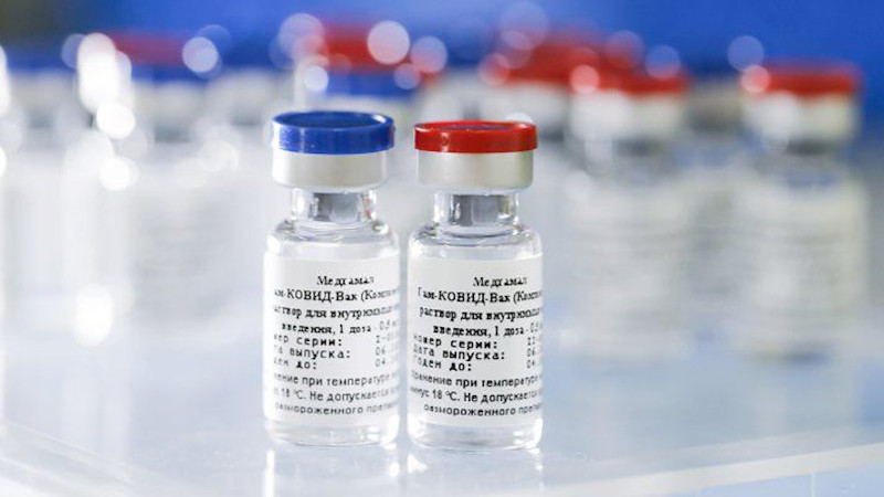 Russian Ministry of Health image of Gam-COVID-Vac vials. Source: Wikipedia Commons