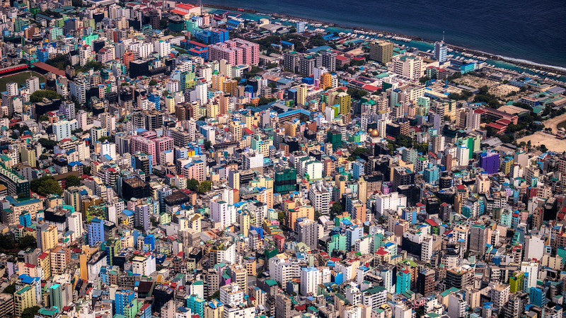 Malé, the capital of the Maldives