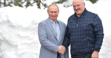 Russia's President Vladimir Putin with the President of Belarus Alexander Lukashenko. Photo Credit: Kremlin.ru