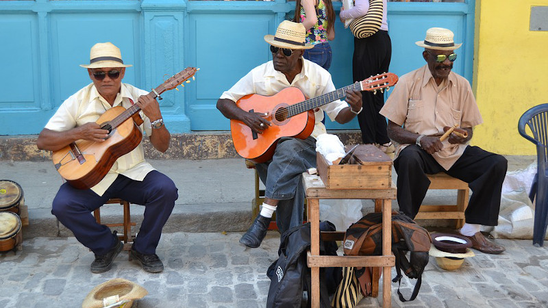 Havana Cuba Music Attitude To Life Men Caribbean