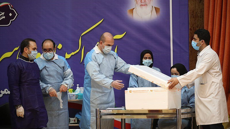 Iran receives Russia's Sputnik V coronavirus vaccine. Photo Credit: Tasnim News Agency