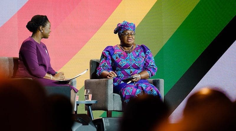 Ngozi Okonjo-Iweala, former Nigerian Finance Minister and former Managing Director of the World Bank, speaking at the UK-Africa Investment Summit in London, 20 January 2020. Credit: CC BY 2.0