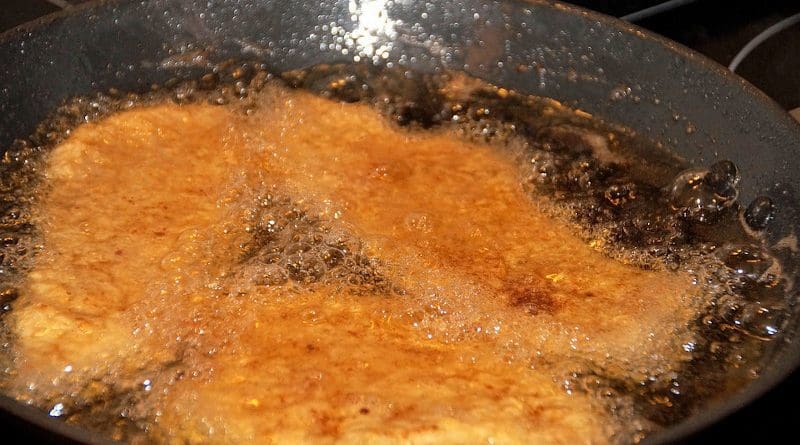 frying pan Pork Cuttings Fried Oil Pan Kitchen Cooking