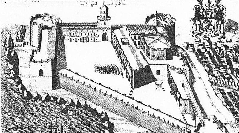 The Swedish Africa Company's Fort Carolusborg. Source: Wikipedia Commons