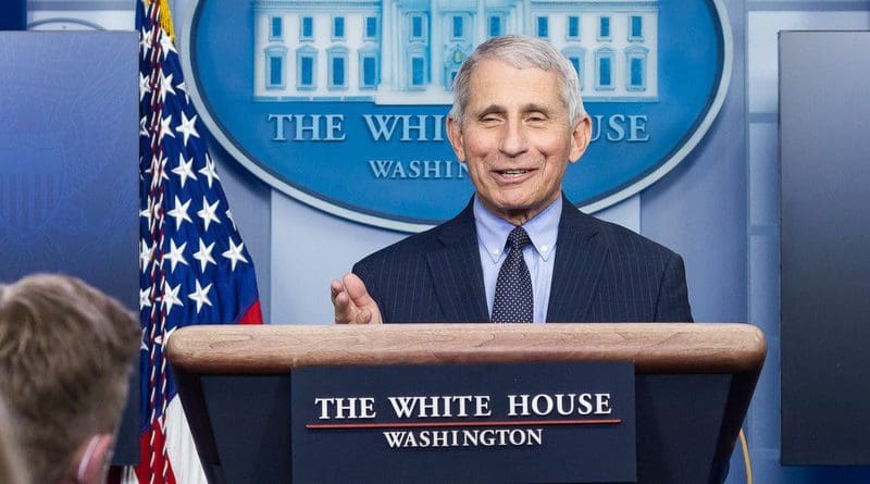 Chief Medical Advisor to the President Dr. Anthony Fauci. (Official White House Photo by Chandler West)