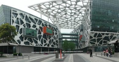 Alibaba group headquarters. Photo Credit: Thomas LOMBARD, Wikipedia Commons