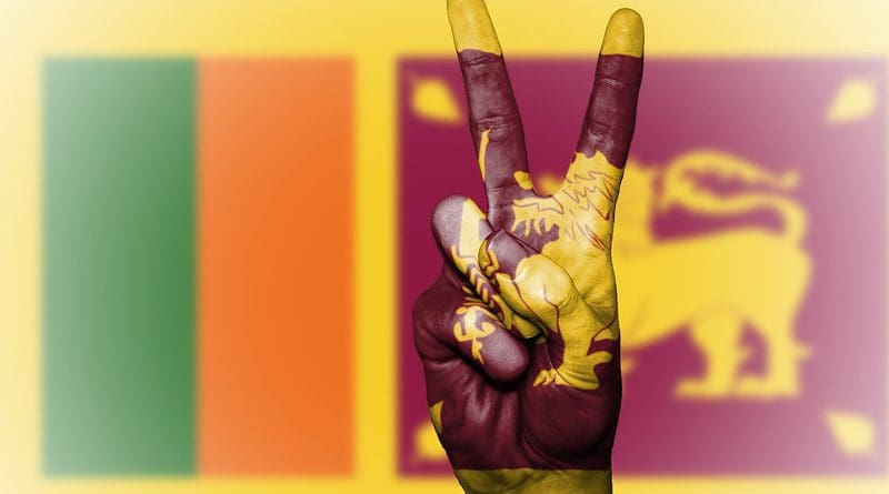 Flag Sri Lanka Sri Lanka Peace Hand Nation Background