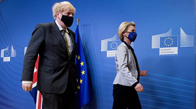 Visit of Boris Johnson to the European Commission (December 2020). Photo: Etienne Ansotte - EC Audiovisual Service / © European Union, 2020