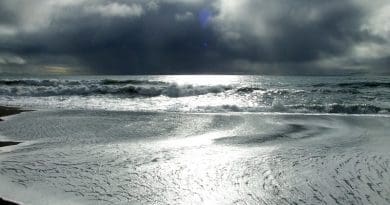 Storm Weather Alaska Beach Coast Coastline Ocean Clouds Sun