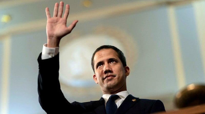 Venezuela's Juan Guaido. Photo Credit: D. Myles Cullen, Flickr.com/whitehouse45