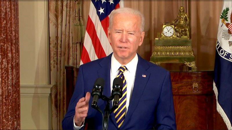 US President Joe Biden. Photo Credit: US State Department video screenshot