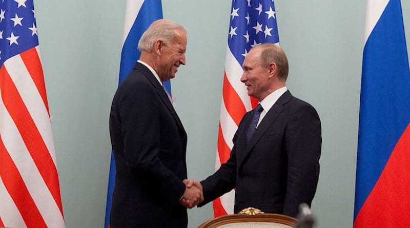 File photo of U.S. Vice President Joe Biden and Russian President Vladimir Putin in 2011. Official White House Photo by David Lienemann