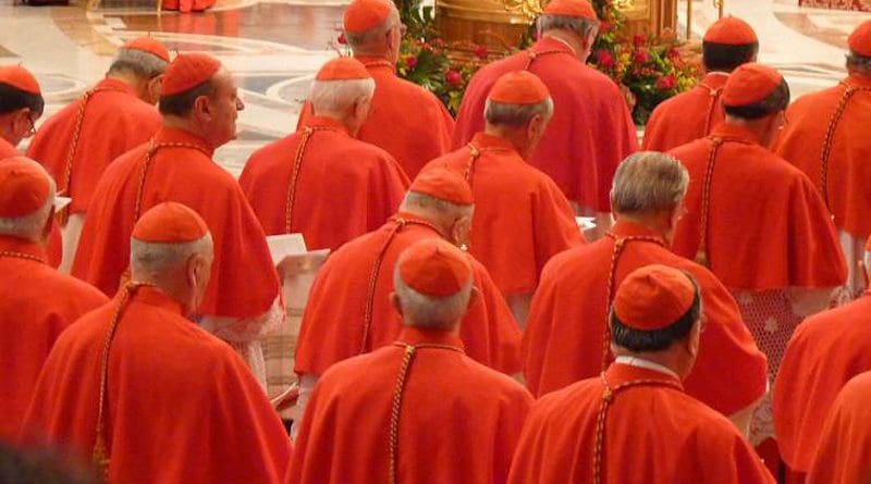 Cardinals gathered in St. Peter's Basilica for a consistory, Nov. 4, 2012. / Lewis Ashton Glancy/CNA.