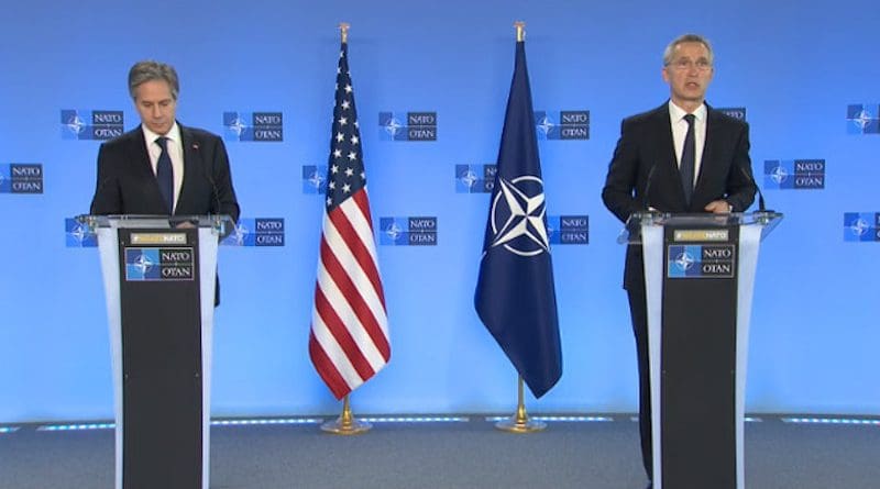 U.S. Secretary of State Antony Blinken and NATO Secretary General Jens Stoltenberg. Photo Credit: NATO