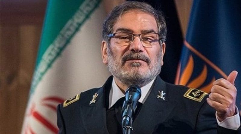 Secretary of Iran’s Supreme National Security Council Ali Shamkhani. Photo Credit: Tasnim News Agency