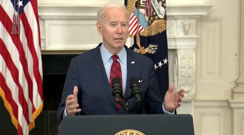 US President Joe Biden. Photo Credit: White House video screenshot