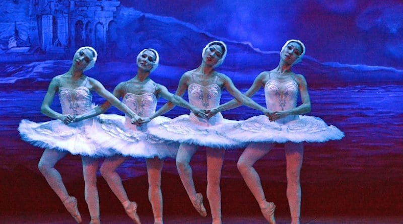 File photo of a scene from the ballet, Swan Lake, being performed in Almaty, Kazakhstan. Photo Credit: Aleksey Azarov, RFE/RL