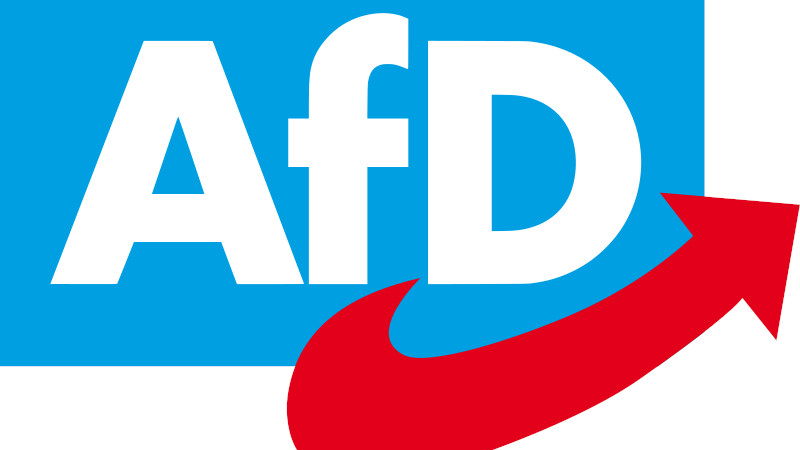 Logo of the Alternative for Germany (AfD) political party. Source: Wikipedia Commons