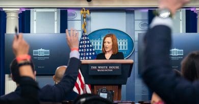 File photo of Press Secretary Jen Psaki . (Official White House Photo by Chandler West)