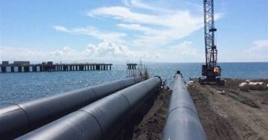 Pipelines to transfer desalinated water. Photo Credit: Tasnim News Agency