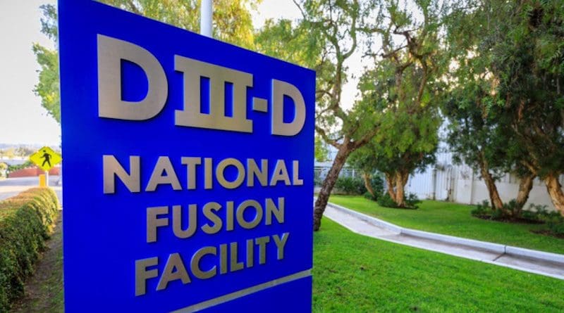 General Atomics operates the DIII-D National Fusion Facility on behalf of the DOE (Image: General Atomics)