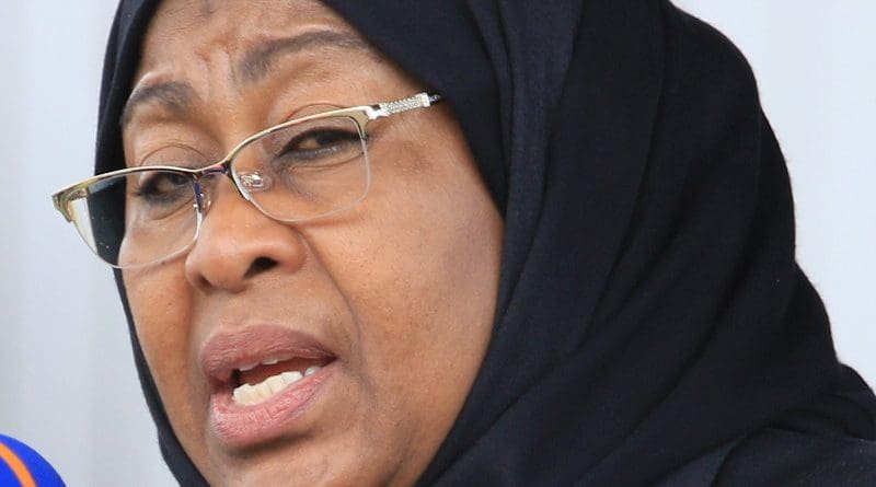 File photo of Tanzania's Samia Suluhu. Photo Credit: Gospel Kitaa, Wikipedia Commons