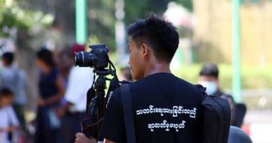 Journalist in Myanmar. Photo Credit: DMG
