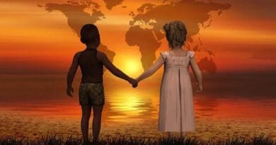 hope peace children globe hands earth