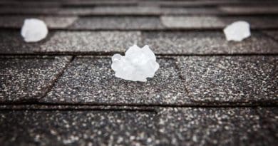 Hail is expected to be more severe when it does occur, because there will be more instability in the atmosphere which can lead to the formation of much larger hailstones. CREDIT Shutterstock