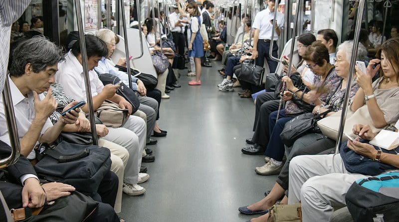 smartphone Tokyo Asia Japan Human Metro City Urban