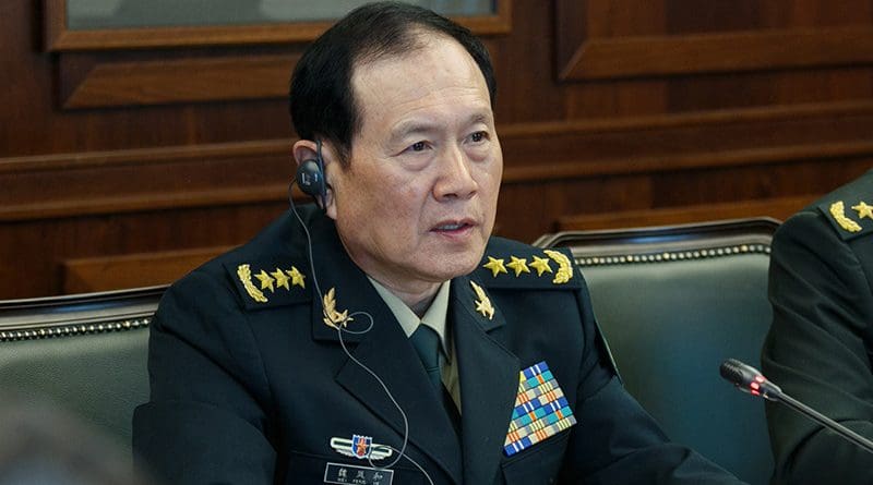 China's Defense Minister General Wei Fenghe. Photo Credit: Mil.ru