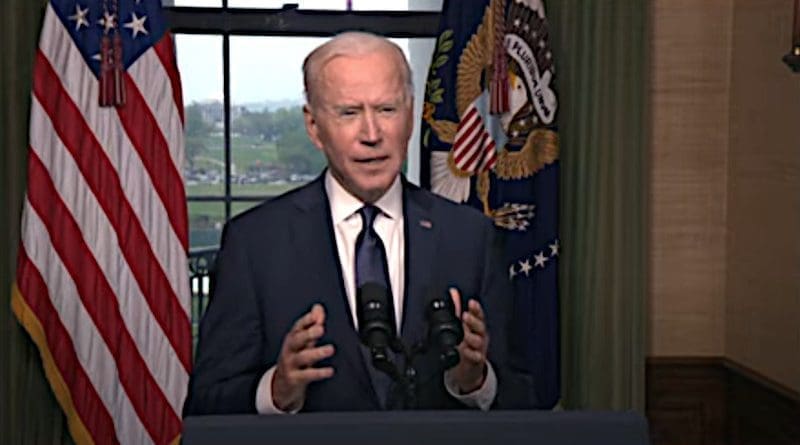 President Biden On The Way Forward In Afghanistan. Photo Credit: White House video screenshot