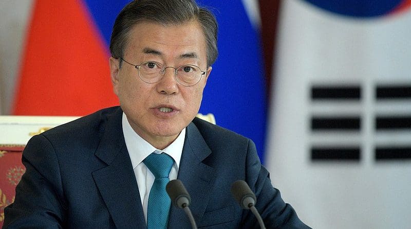 File photo of the President of the Republic of Korea Moon Jae-in. Photo Credit: Kremlin.ru